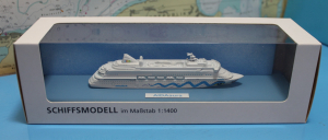 Cruise ship "AIDAaura" white version (1 p.) GER 2003 in 1:1400